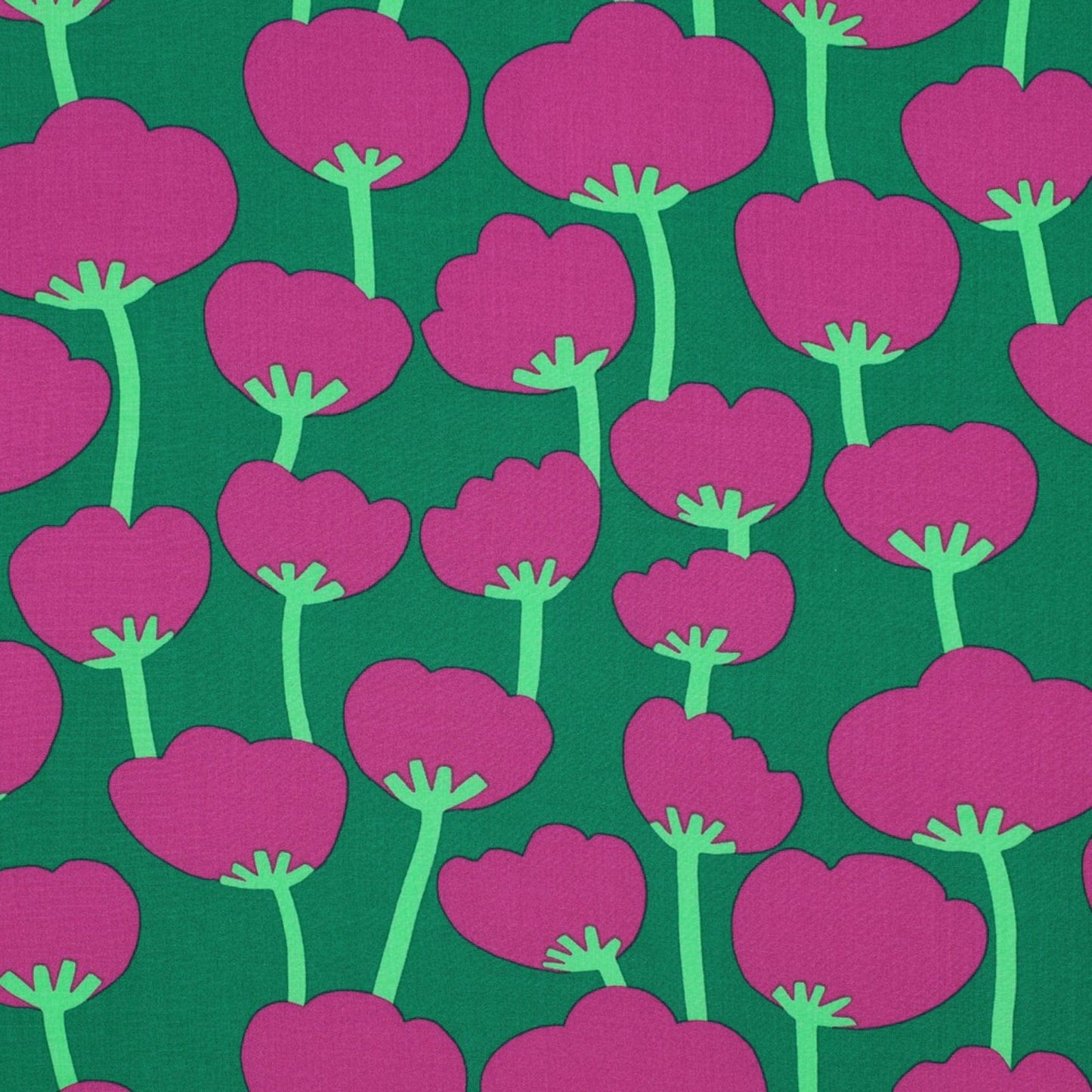 Nerida Hansen: Lenzing Ecovero  Viscose 'Poppies'