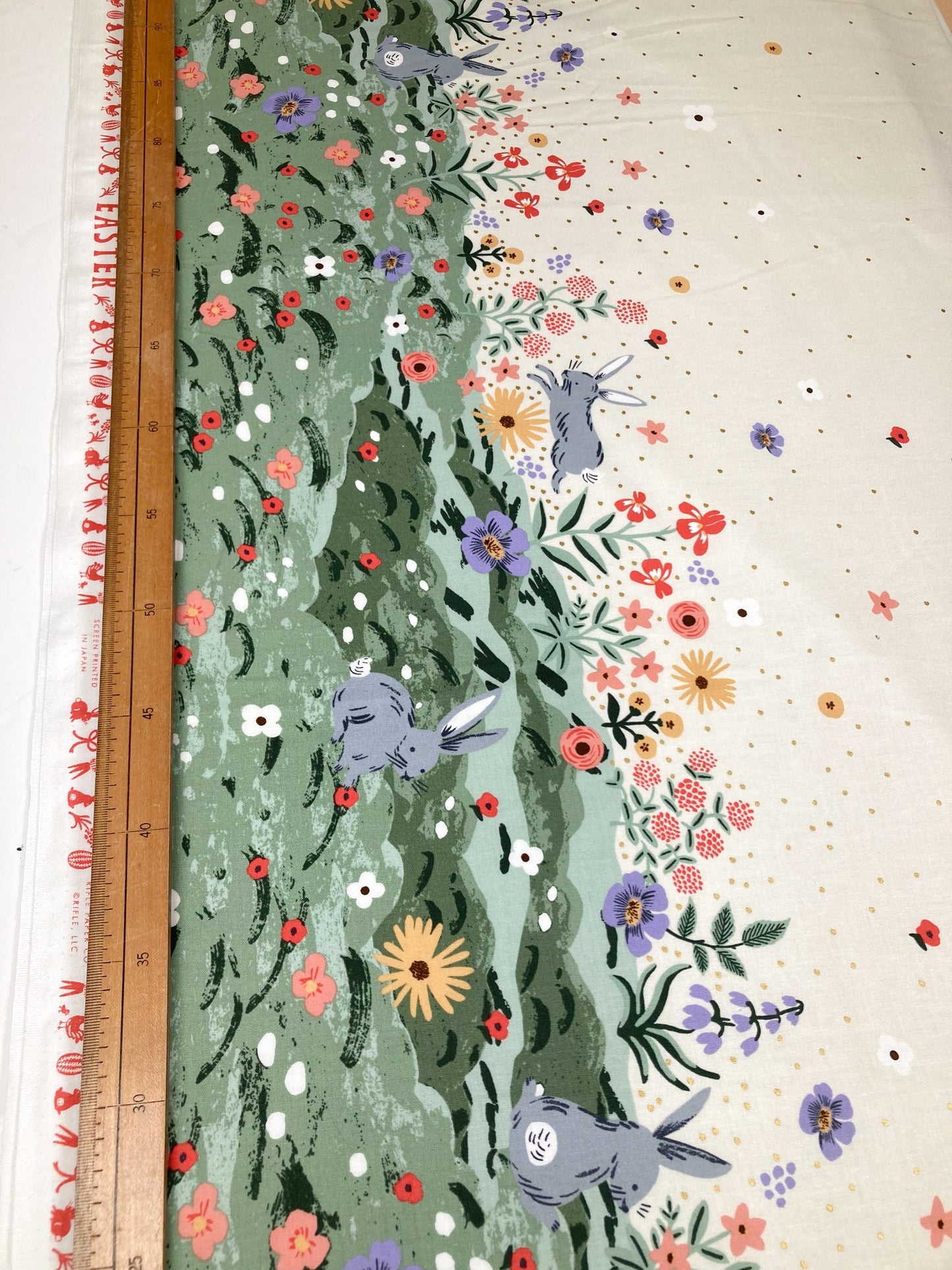 Rifle Paper Co. 'Easter II' Quilting Cotton Border Print in Cream