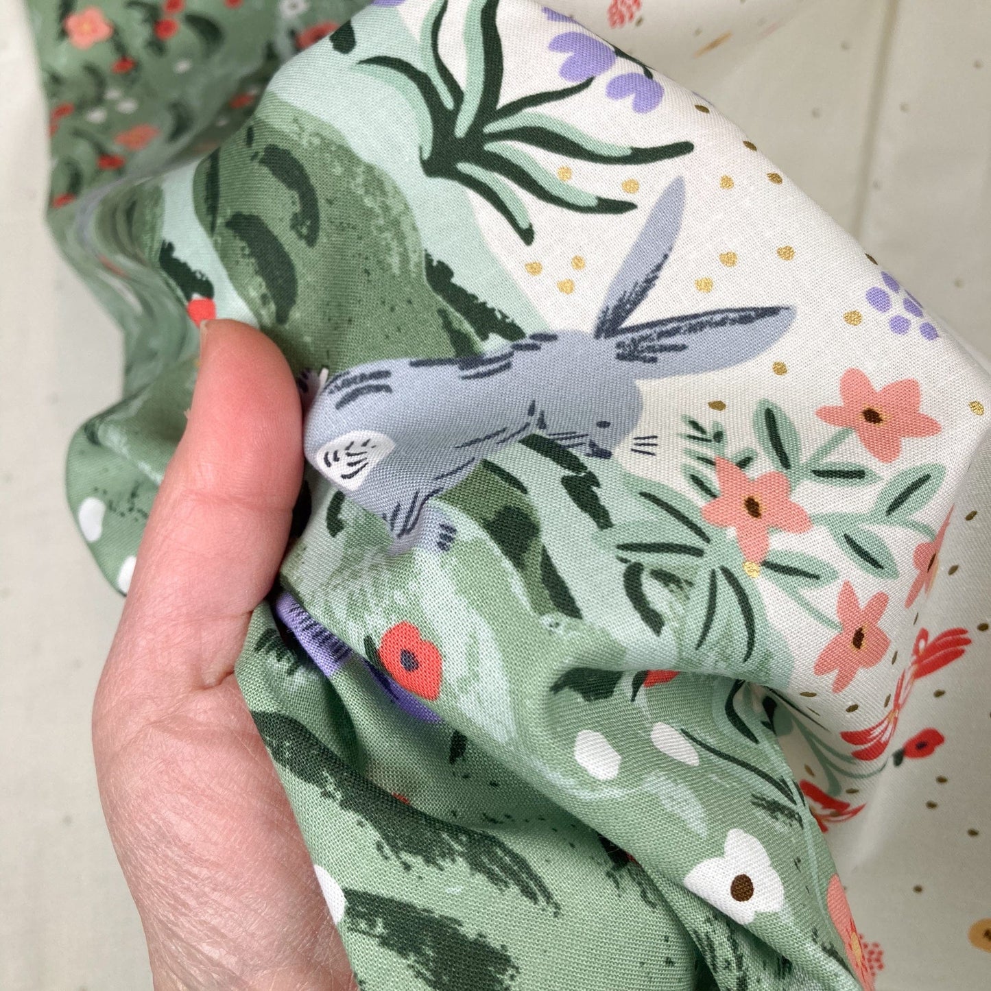 Rifle Paper Co. 'Easter II' Quilting Cotton Border Print in Cream