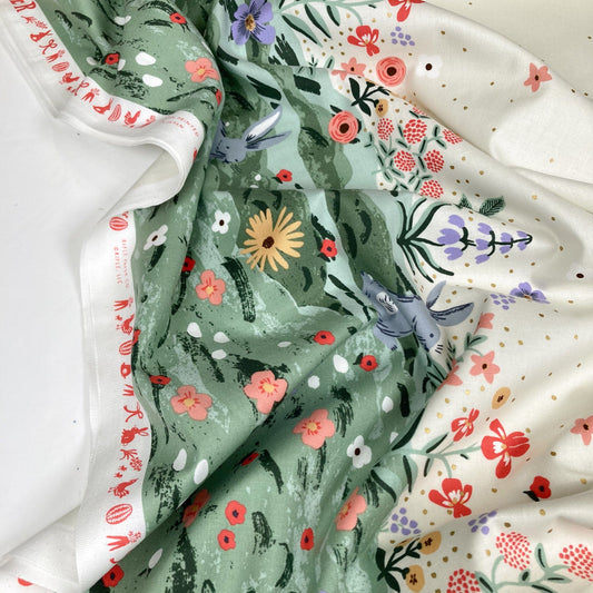 Rifle Paper Co. 'Easter II' Quilting Cotton Border Print in Cream