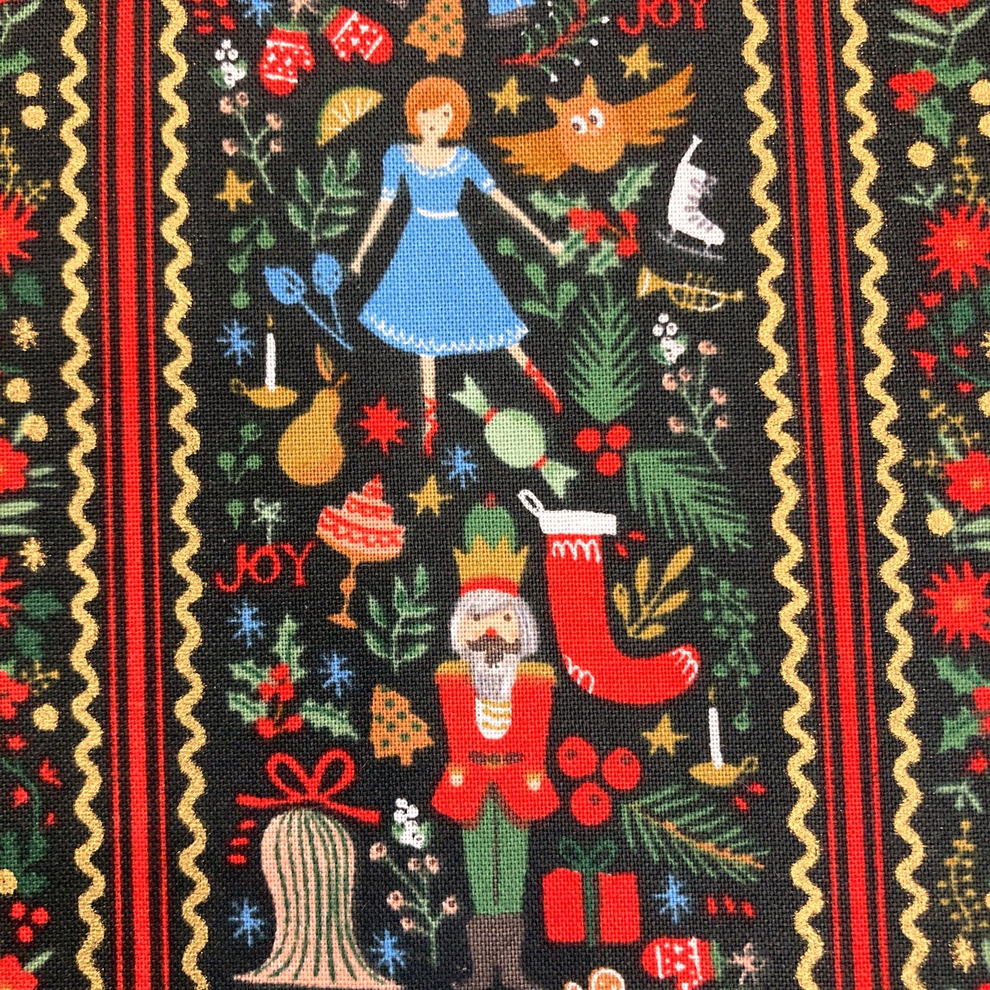 Rifle Paper Co. 'Holiday Classics' Quilting Cotton 'Nutcracker'