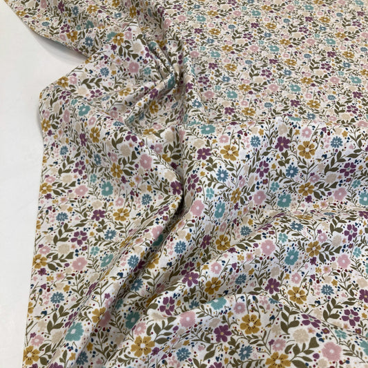 RJR Fabrics Quilting Cotton 'Flower Magic Tea Blend'