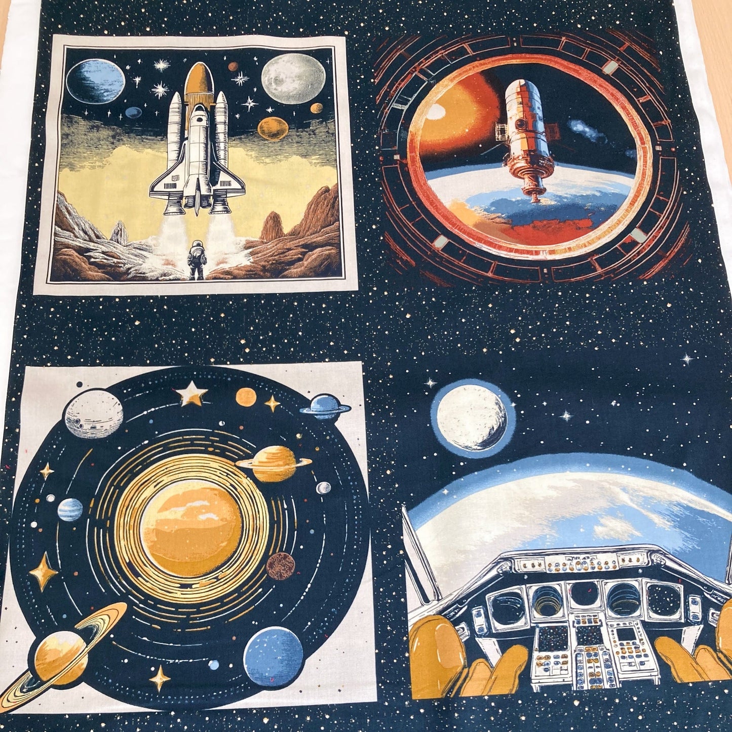 RJR Studio 'Beyond the Horizon' Quilting Cotton Panel