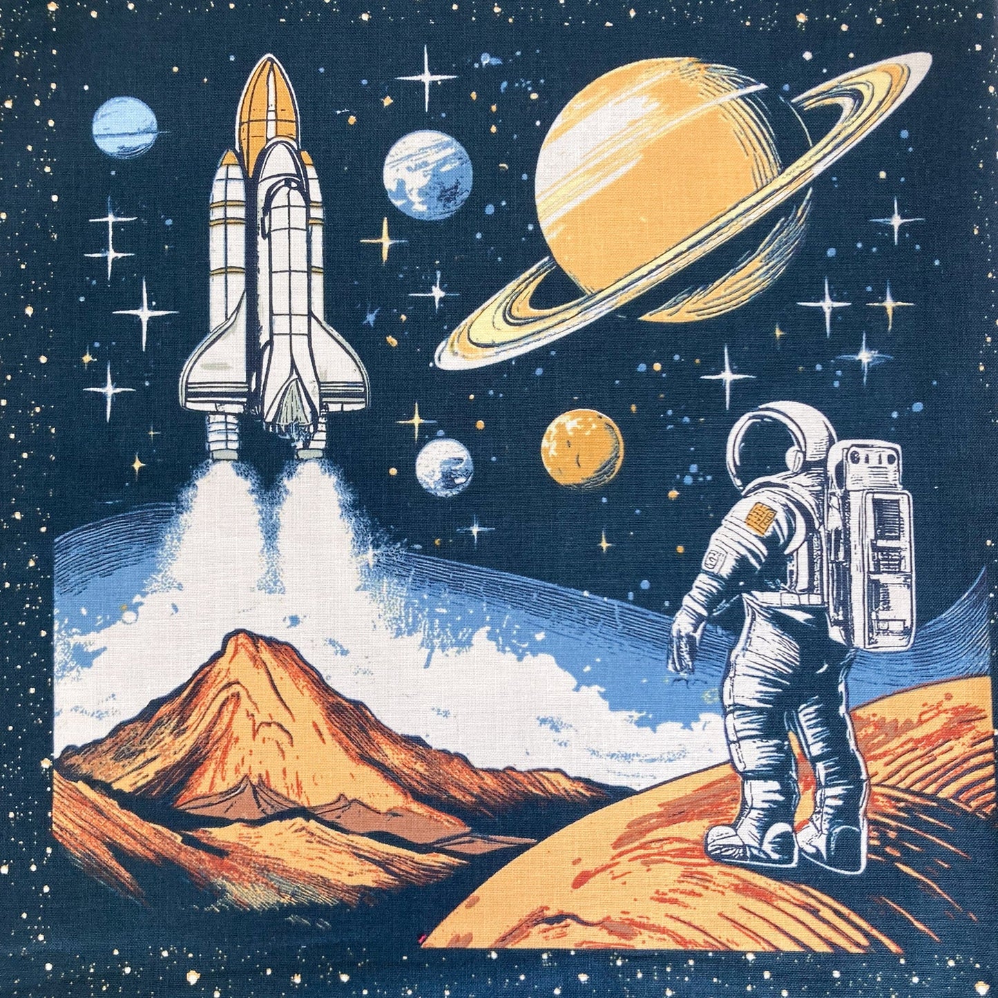 RJR Studio 'Beyond the Horizon' Quilting Cotton Panel