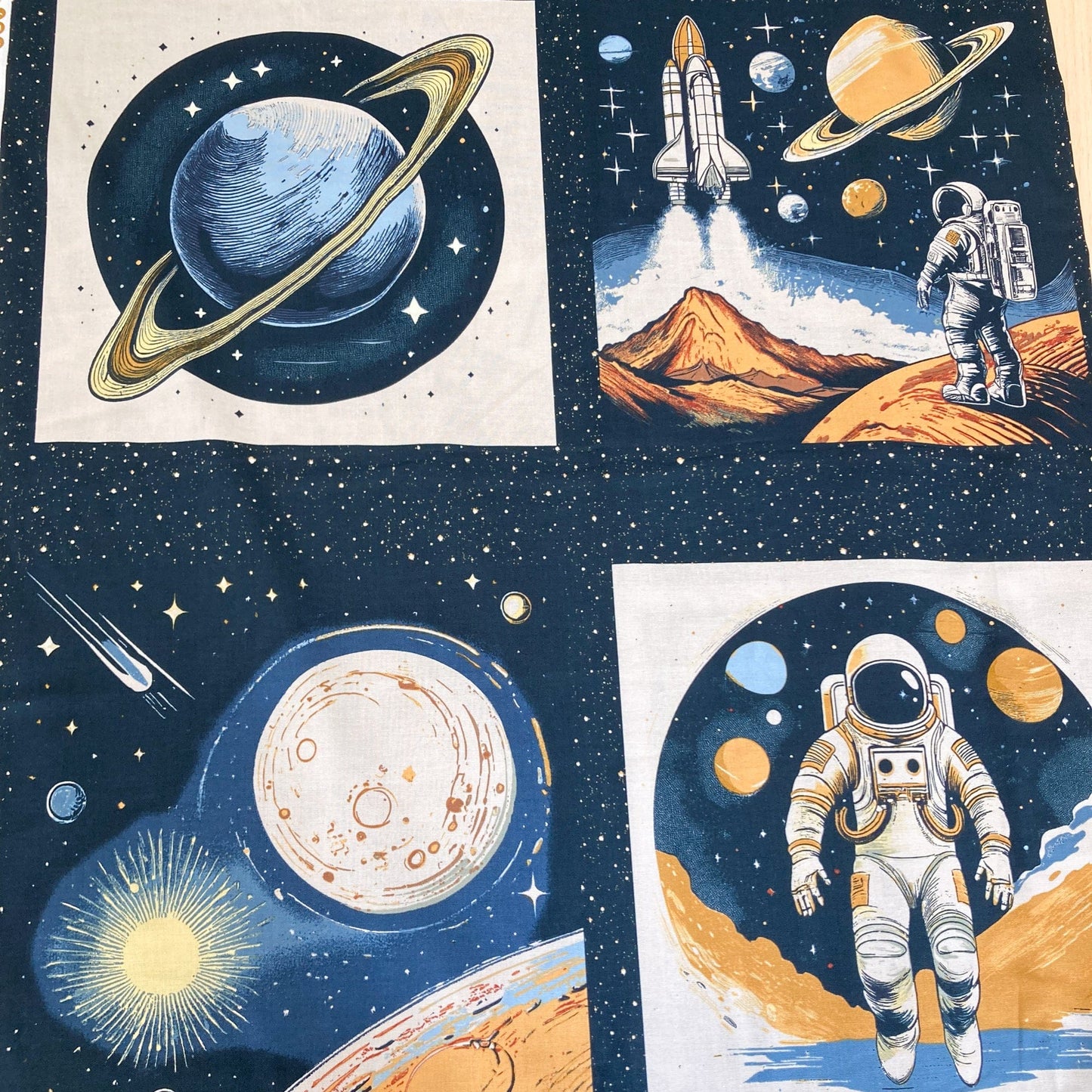 RJR Studio 'Beyond the Horizon' Quilting Cotton Panel