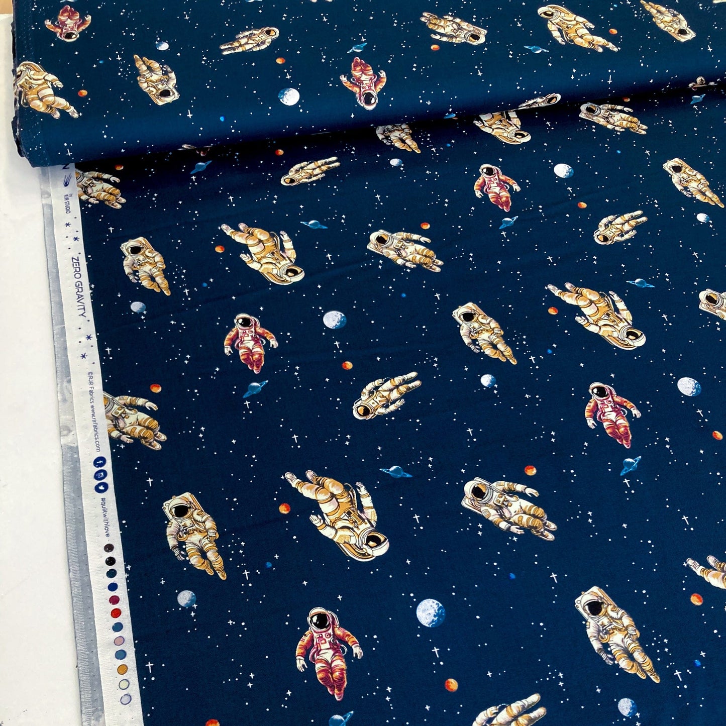RJR Studio Quilting Cotton 'Zero Gravity'