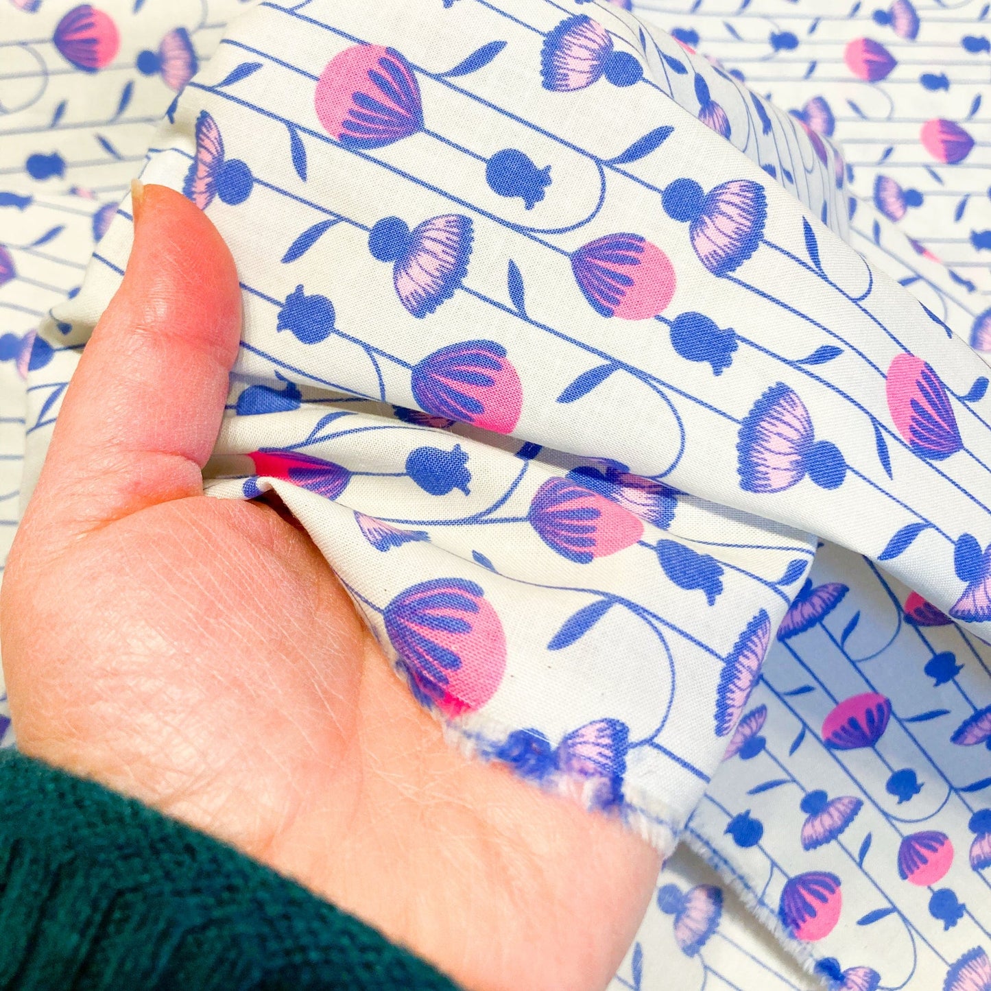 Ruby Star Society 'Backyard' Quilting Cotton 'Arches' in Twilight