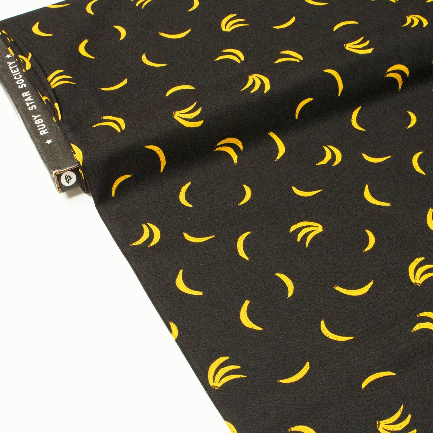 Ruby Star Society Quilting Cotton 'Darlings 2': 'Nanners' in Black