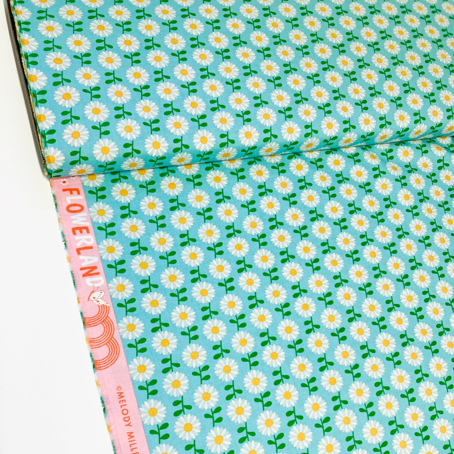 Ruby Star Society 'Flowerland' Quilting Cotton 'Field of Flowers' in Turquoise