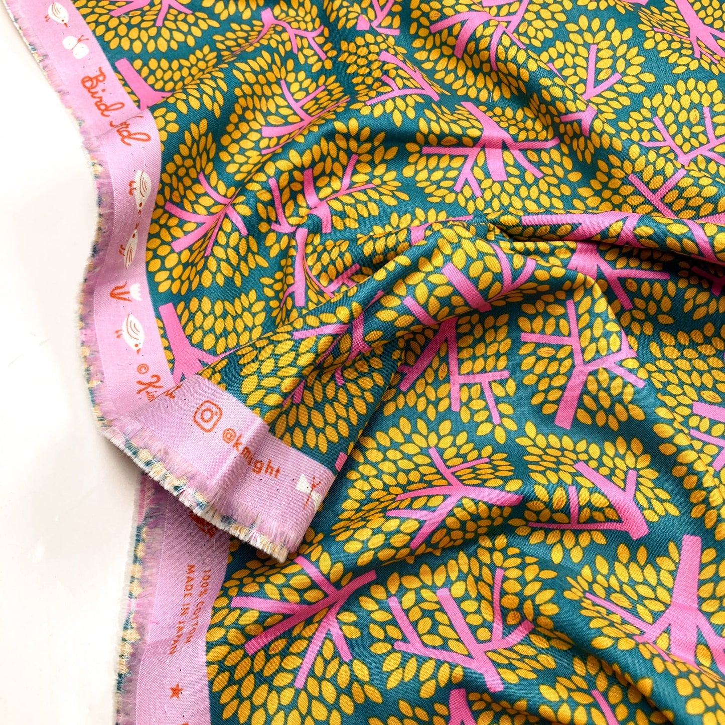 Ruby Star Society 'Bird is the Word' Quilting Cotton 'Canopy' in Storytime
