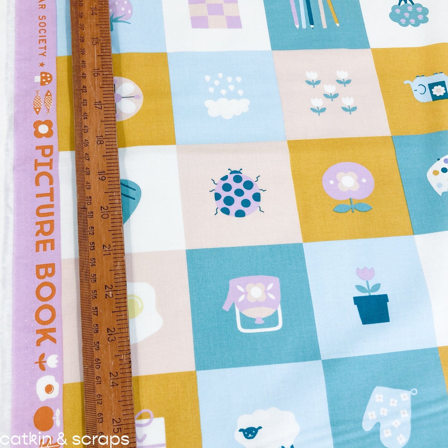 Ruby Star Society 'Picture Book' Quilting Cotton 'Memory Cards' in Playful