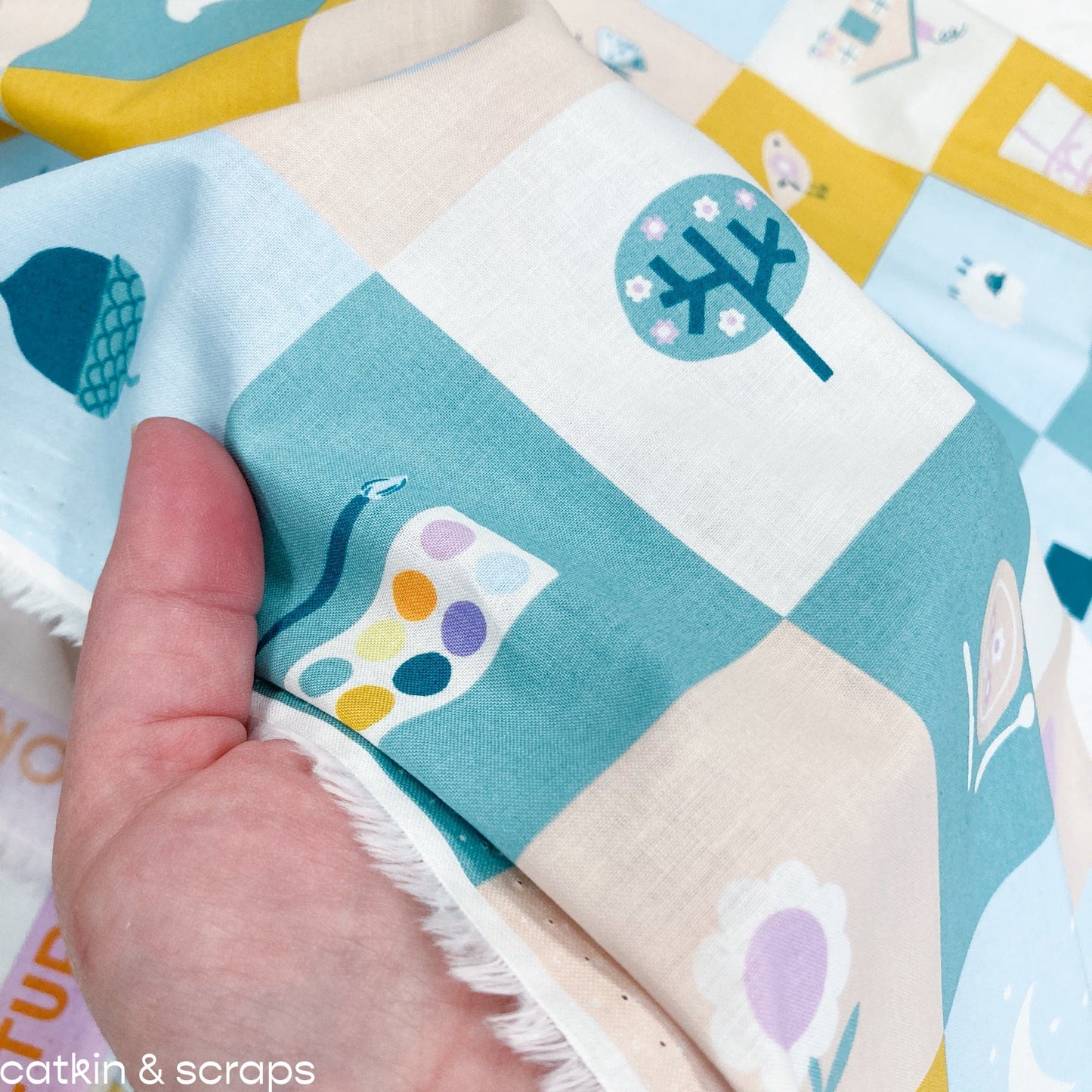 Ruby Star Society 'Picture Book' Quilting Cotton 'Memory Cards' in Playful