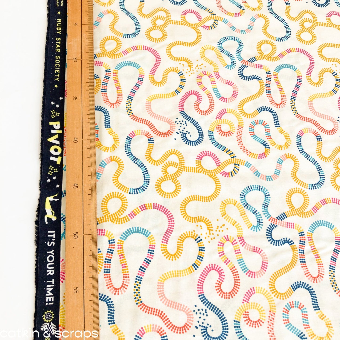 Ruby Star Society 'Pivot' Quilting Cotton 'Beaded' in Natural