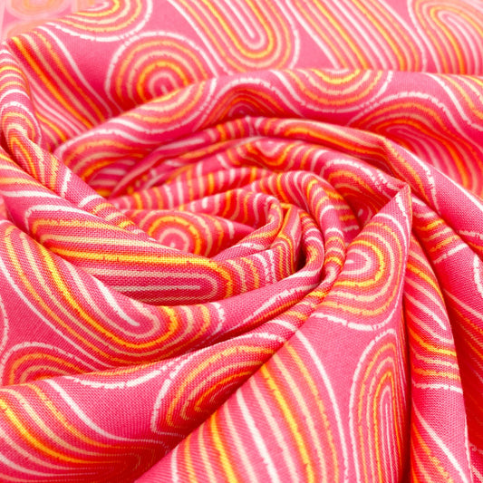 Ruby Star Society 'Linear' Quilting Cotton 'Capsule' in Playful