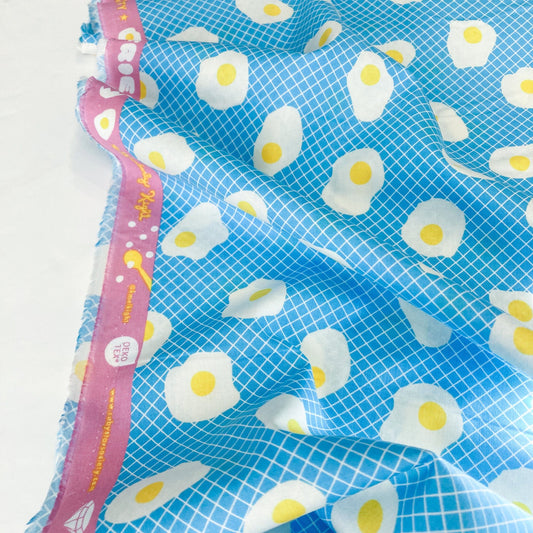 Ruby Star Society 'Egg and Friends' Quilting Cotton 'Fried Eggs' in Altitude