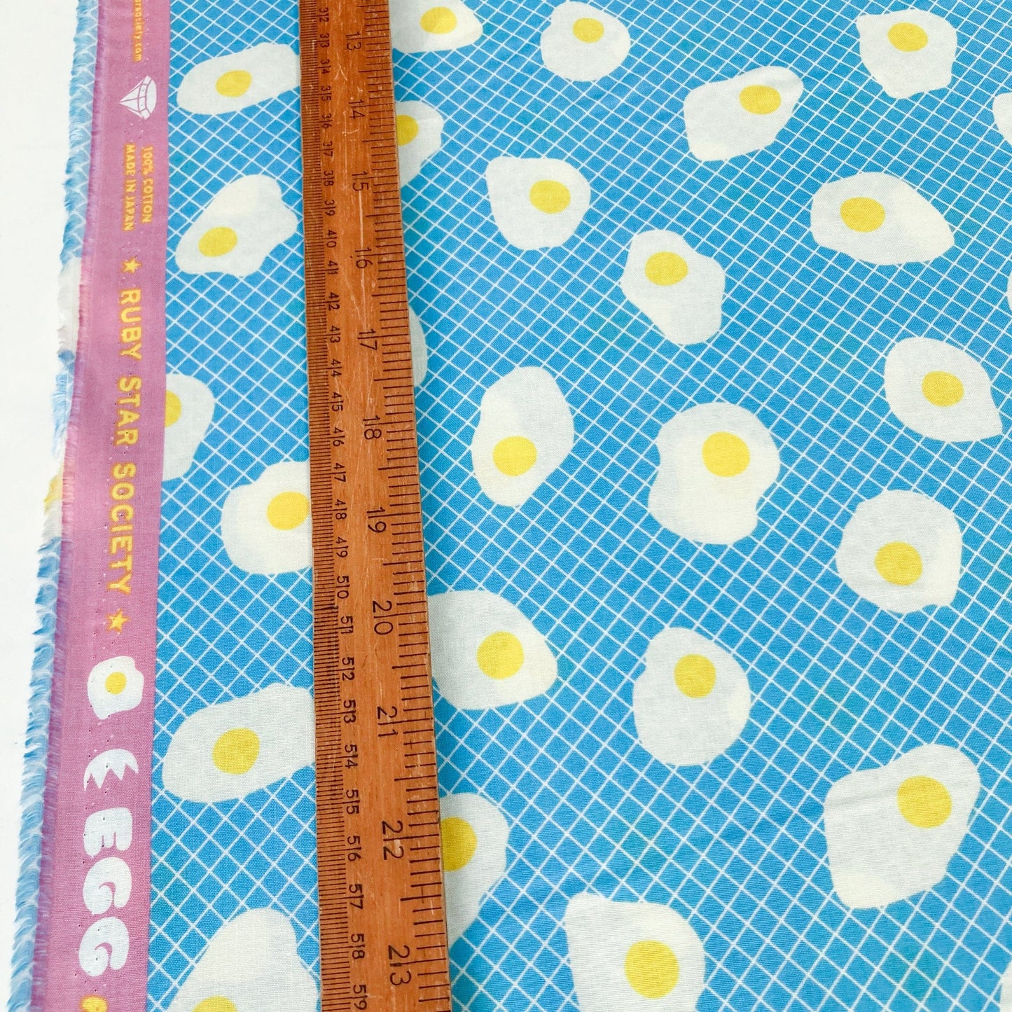 Ruby Star Society 'Egg and Friends' Quilting Cotton 'Fried Eggs' in Altitude