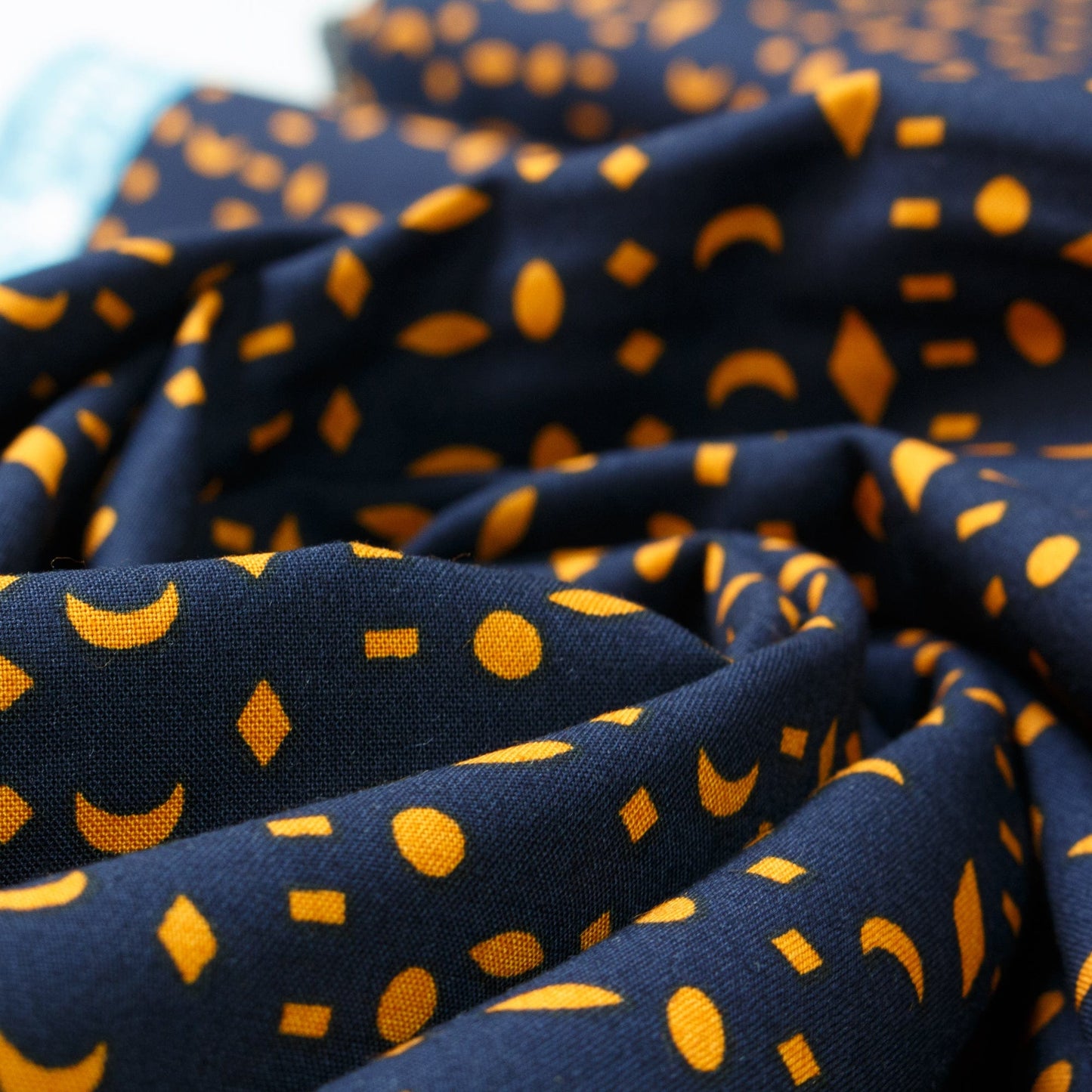 Ruby Star Society 'Moonglow' Quilting Cotton 'Phases' in Indigo