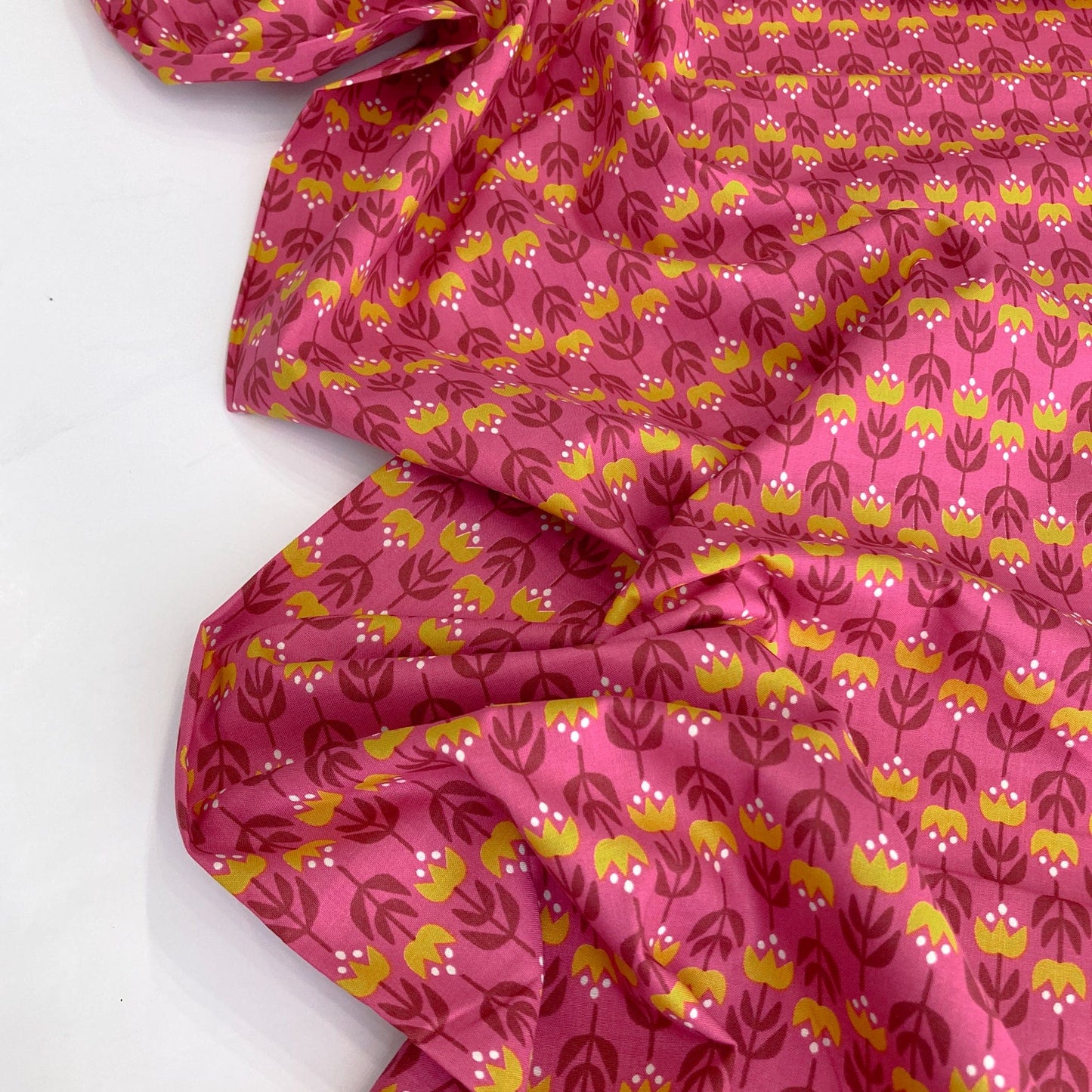 Ruby Star Society 'Woodland Park' Quilting Cotton 'Pick Guard' in Cerise