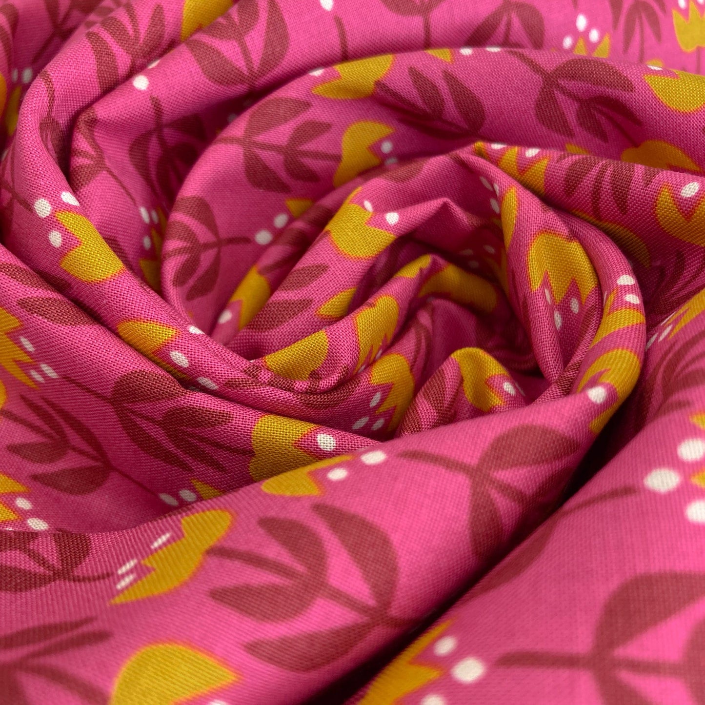Ruby Star Society 'Woodland Park' Quilting Cotton 'Pick Guard' in Cerise