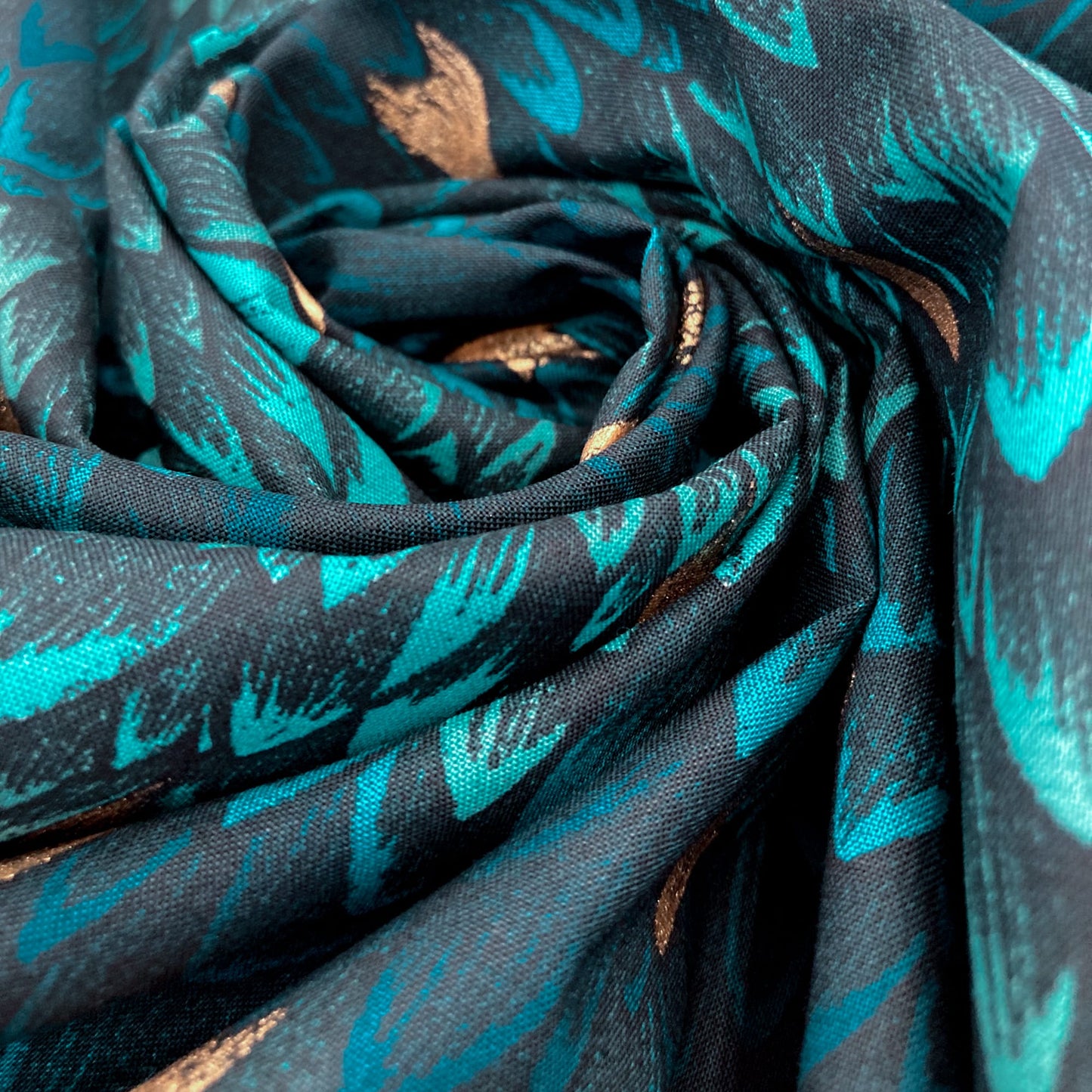 Ruby Star Society 'Fireglow' Quilting Cotton 'Scales' in Galaxy