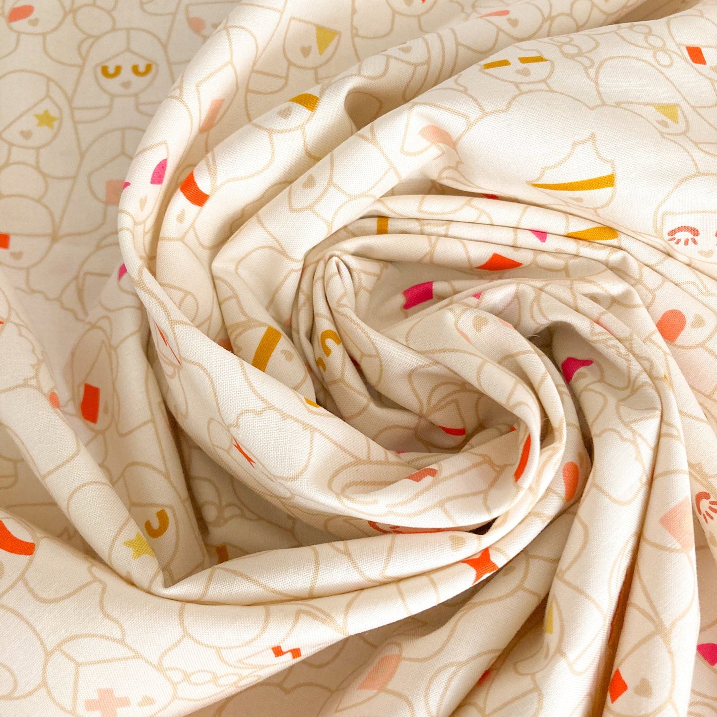 Ruby Star Society 'Sunbeam' Quilting Cotton 'Rebel Rebel' in Natural