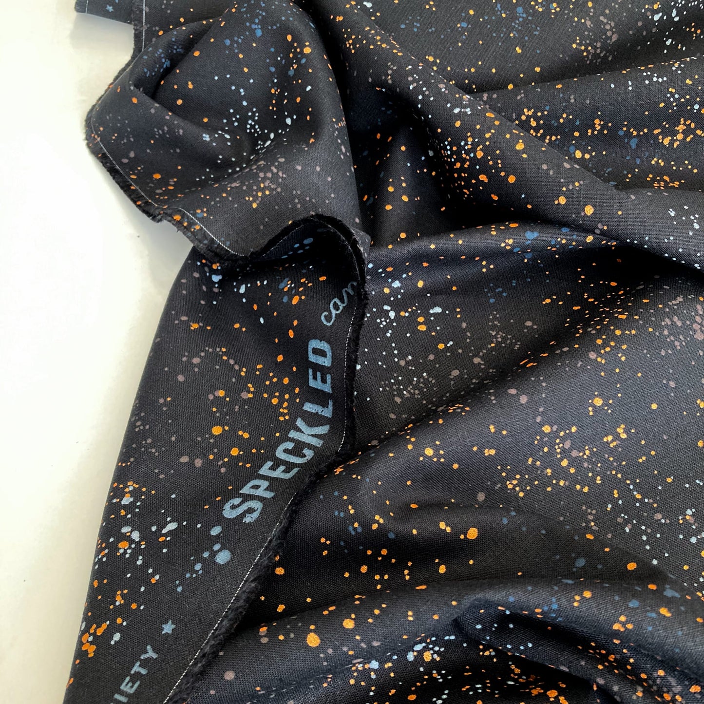 Ruby Star Society 'Speckled': Canvas in Black (Metallic)