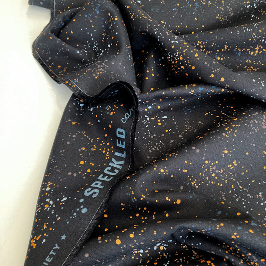 Ruby Star Society 'Speckled': Canvas in Black (Metallic)