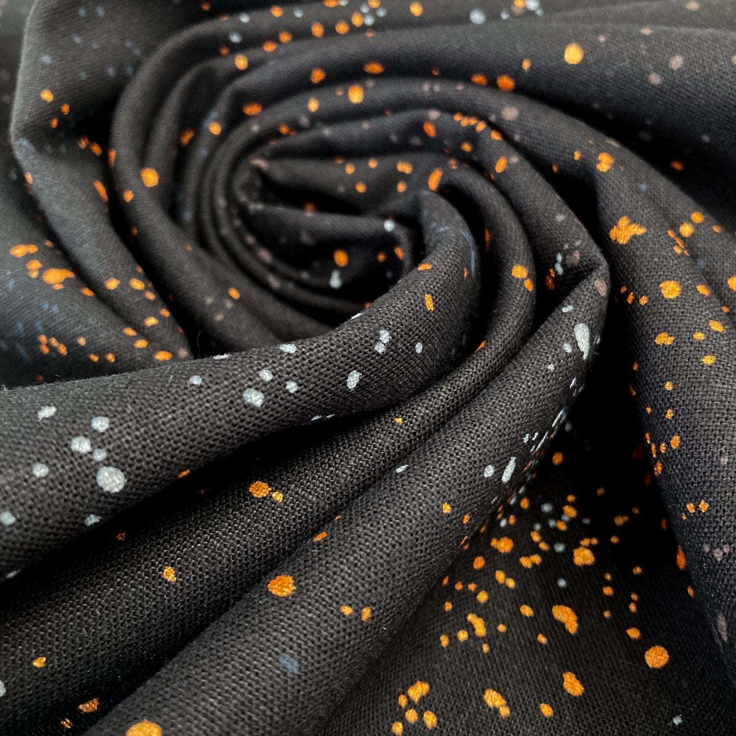 Ruby Star Society 'Speckled': Canvas in Black (Metallic)