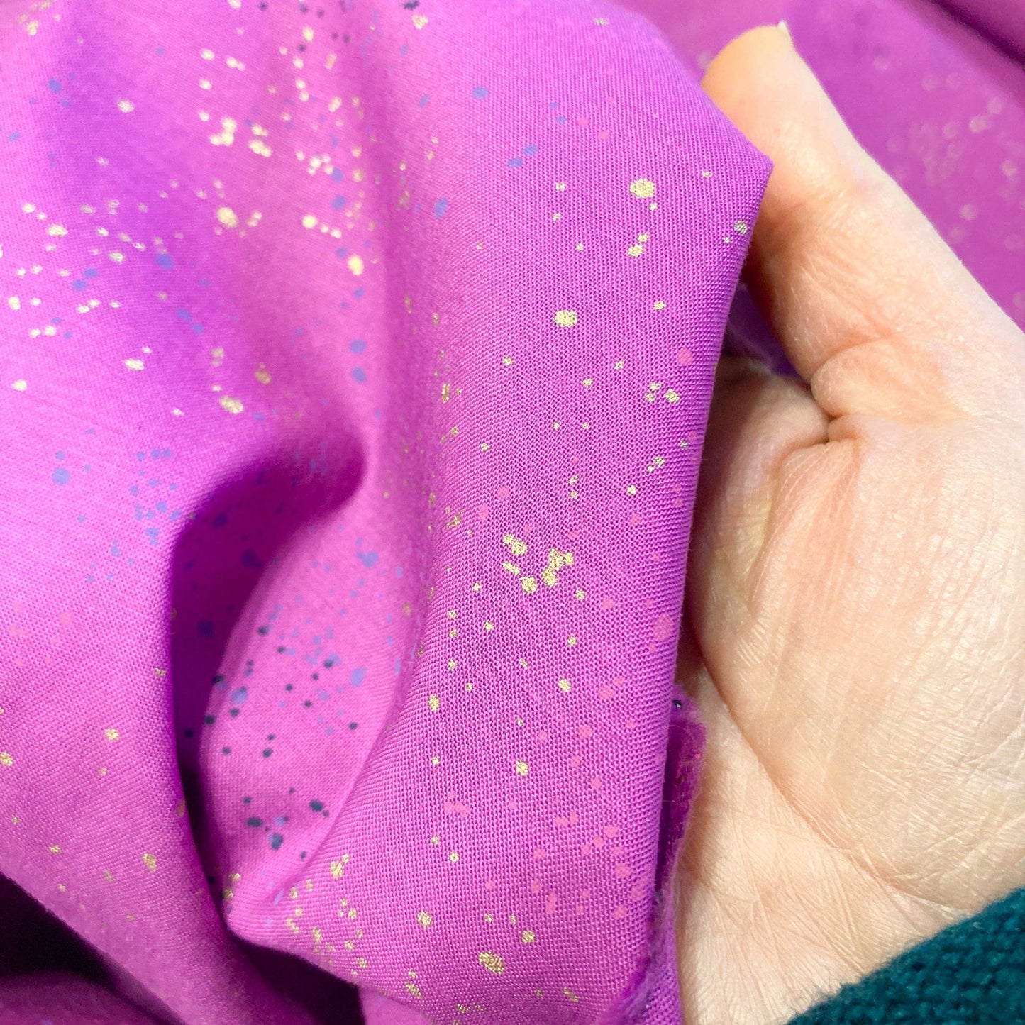 Ruby Star Society 'Speckled' Quilting Cotton in 'Witchy' (Metallic)