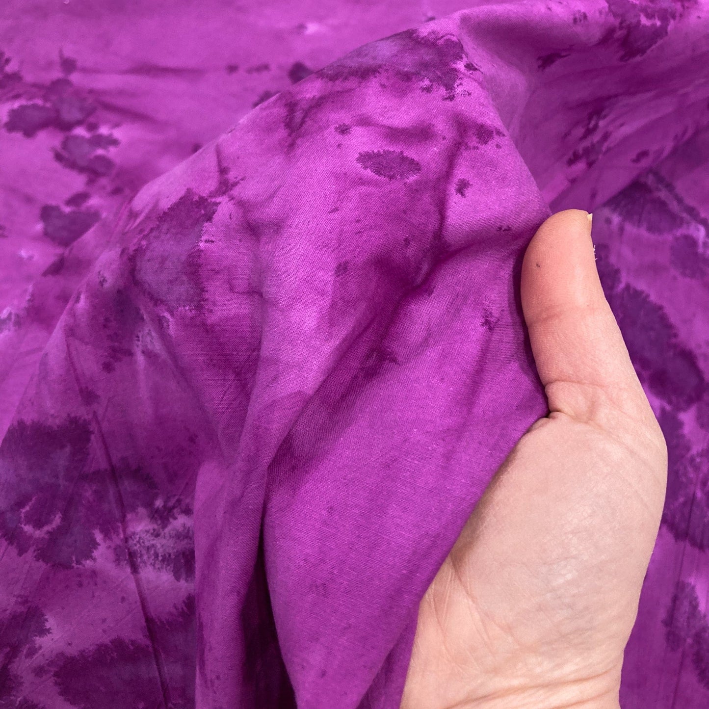 Fabric Freedom Cotton Tie-Dye Batik in Magenta