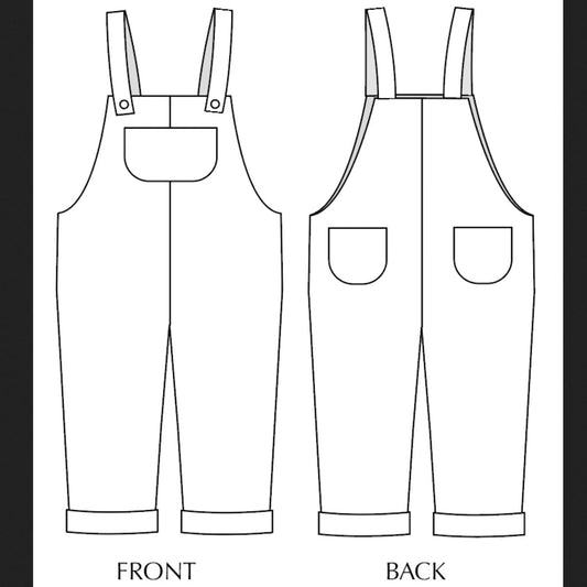 Sew Different: Mini-Me Peekaboo Dungarees
