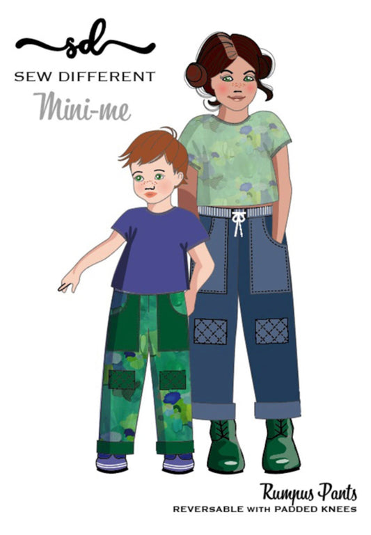 Sew Different: Mini-Me Rumpus Pants