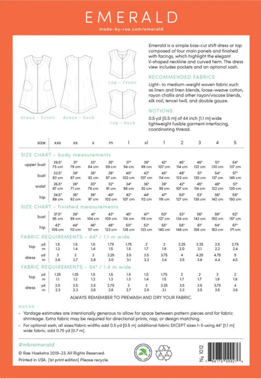 Made by Rae: Emerald Dress & Top