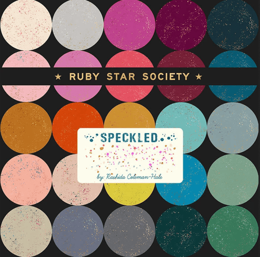 Ruby Star Society 'Speckled' Quilting Cotton Layer Cake