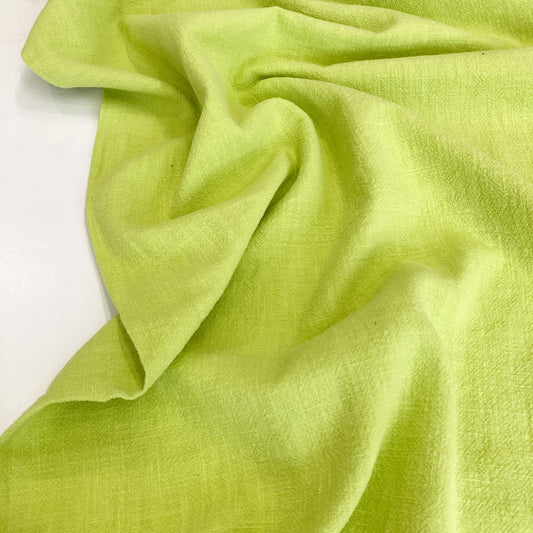 Stonewashed Linen in Chartreuse