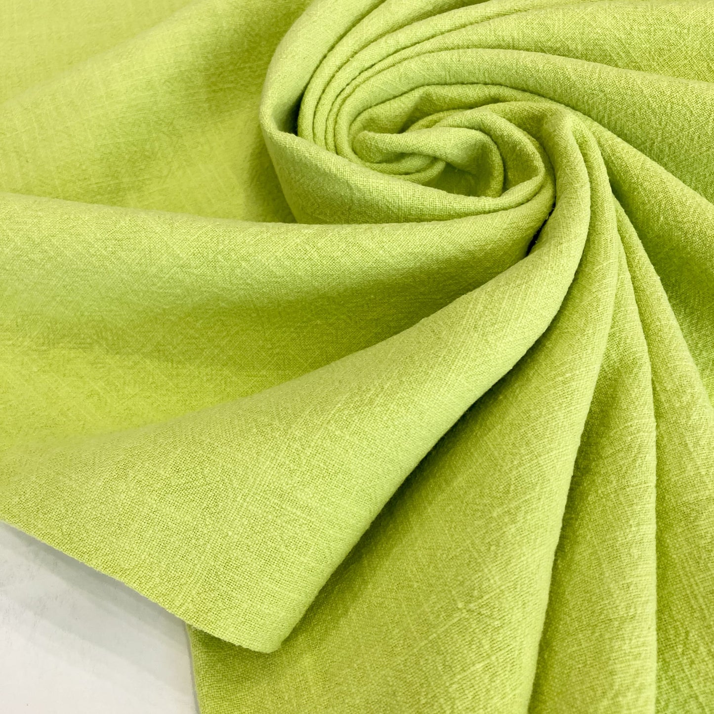 Stonewashed Linen in Chartreuse
