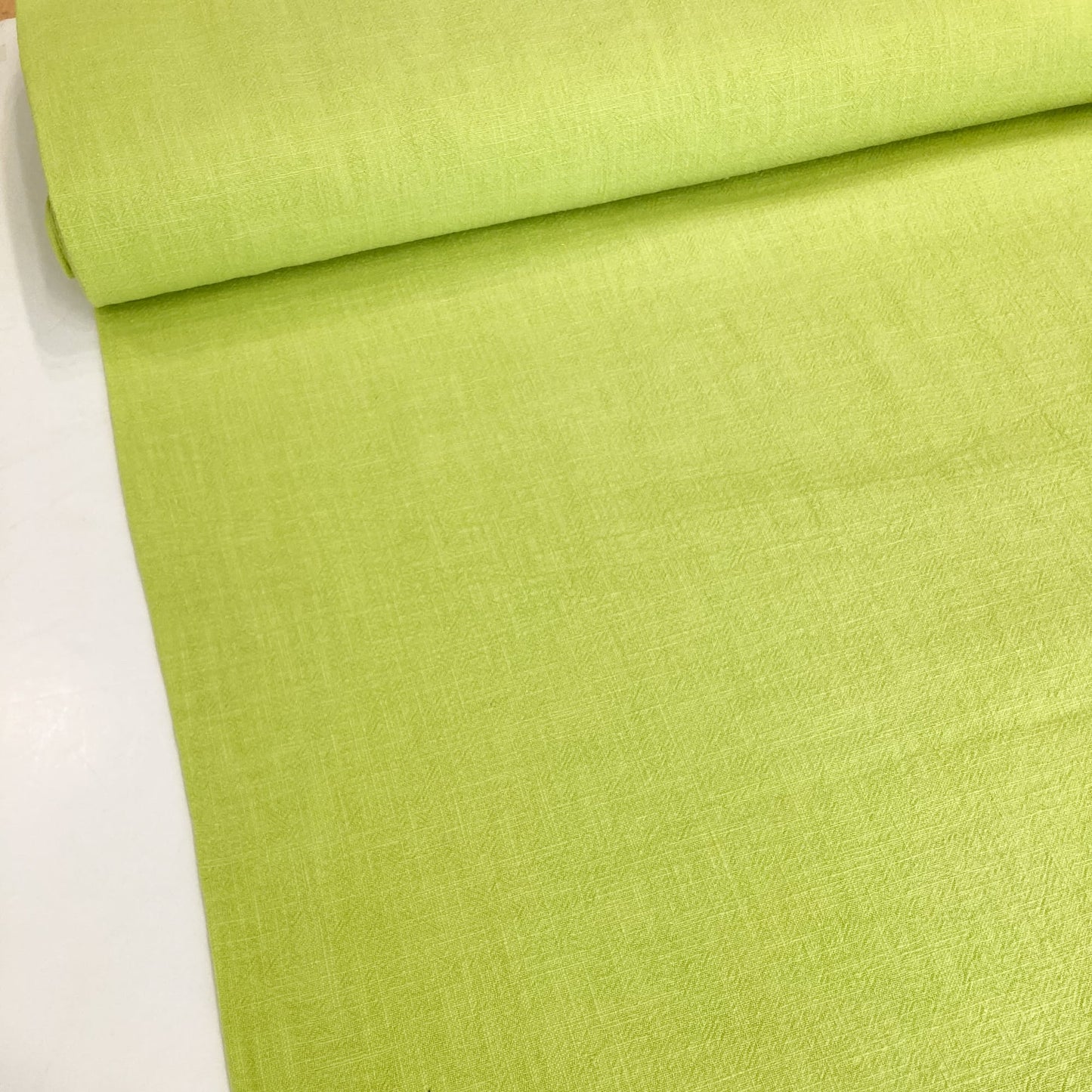Stonewashed Linen in Chartreuse