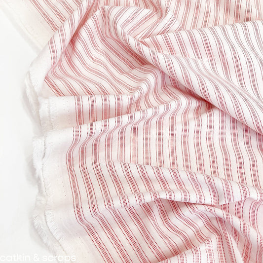 Tilda 'Tea Towel Basics' Quilting Cotton 'Apple Cake Stripe'