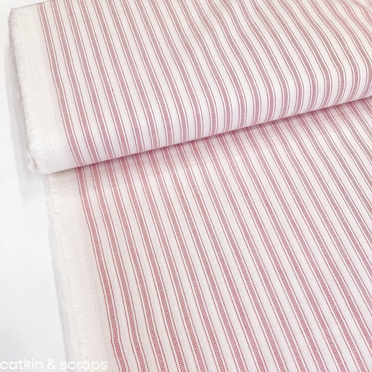 Tilda 'Tea Towel Basics' Quilting Cotton 'Apple Cake Stripe'
