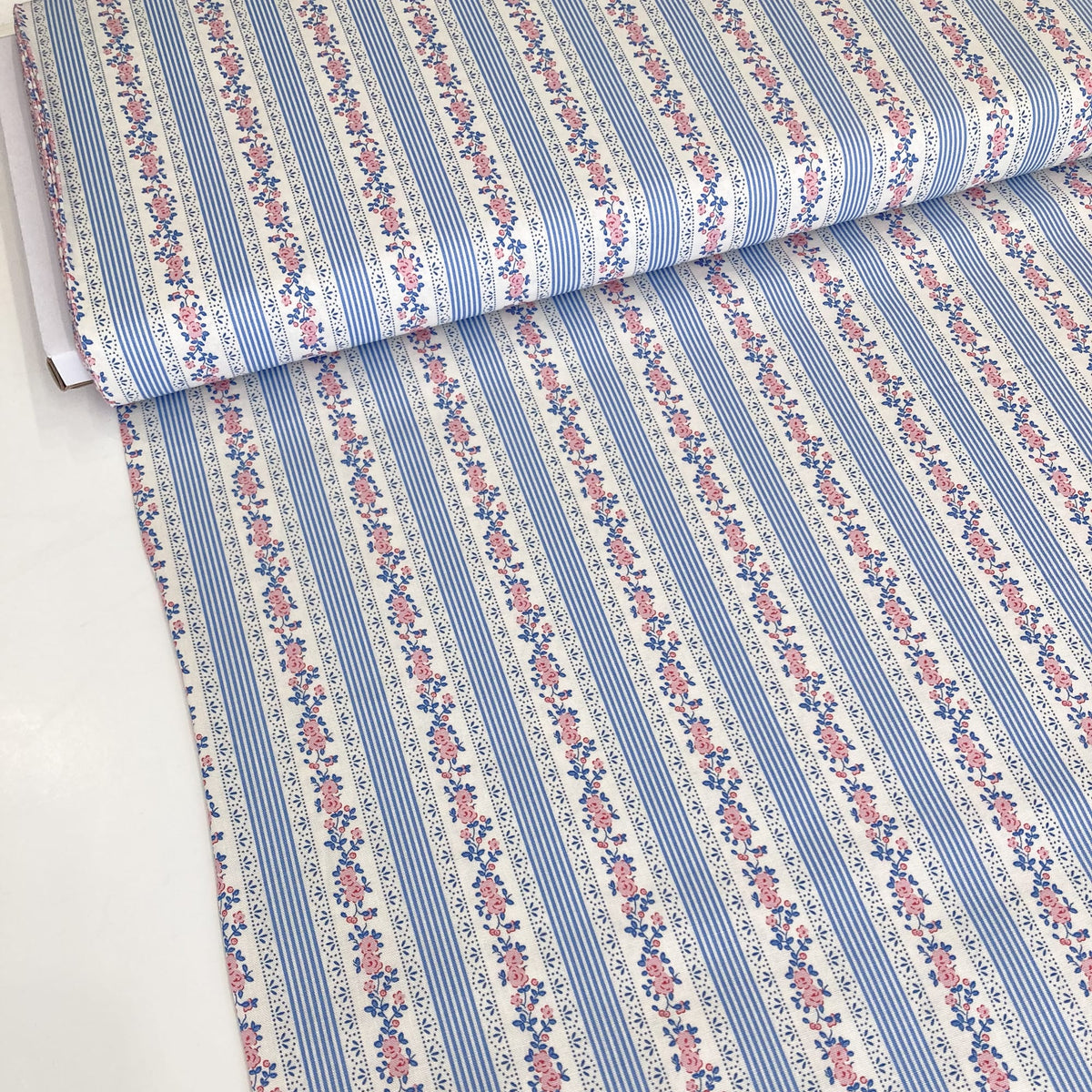 Tilda Quilting Cotton 'Claramay' in Blue