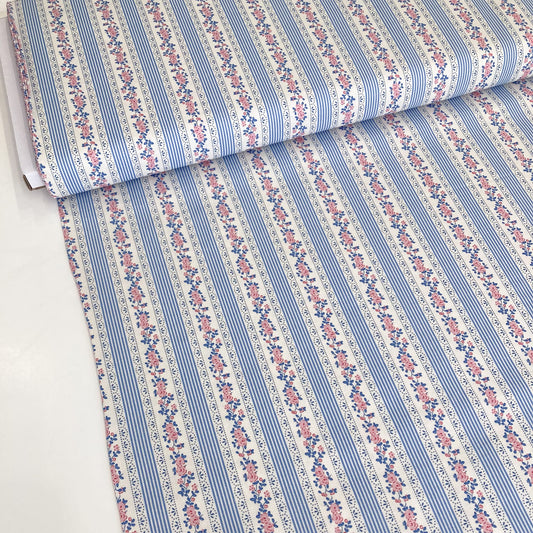 Tilda Quilting Cotton 'Claramay' in Blue