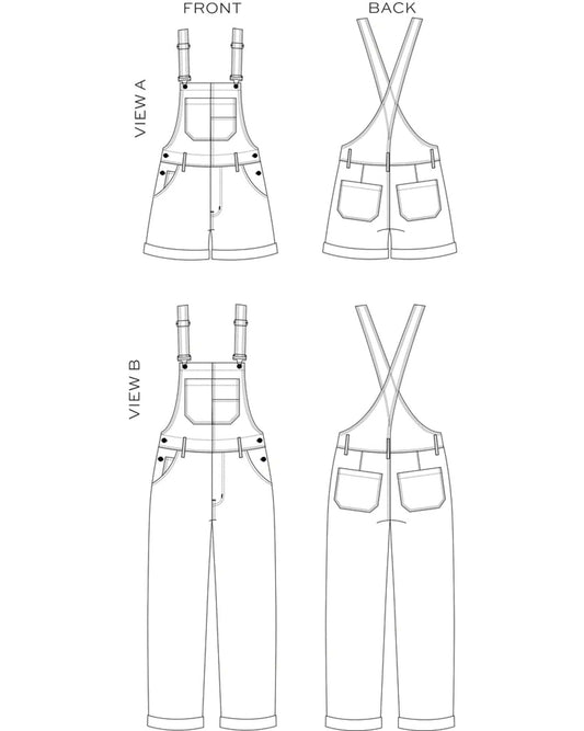 True Bias: Riley Overalls UK Sizes 4-22 OR 18-34
