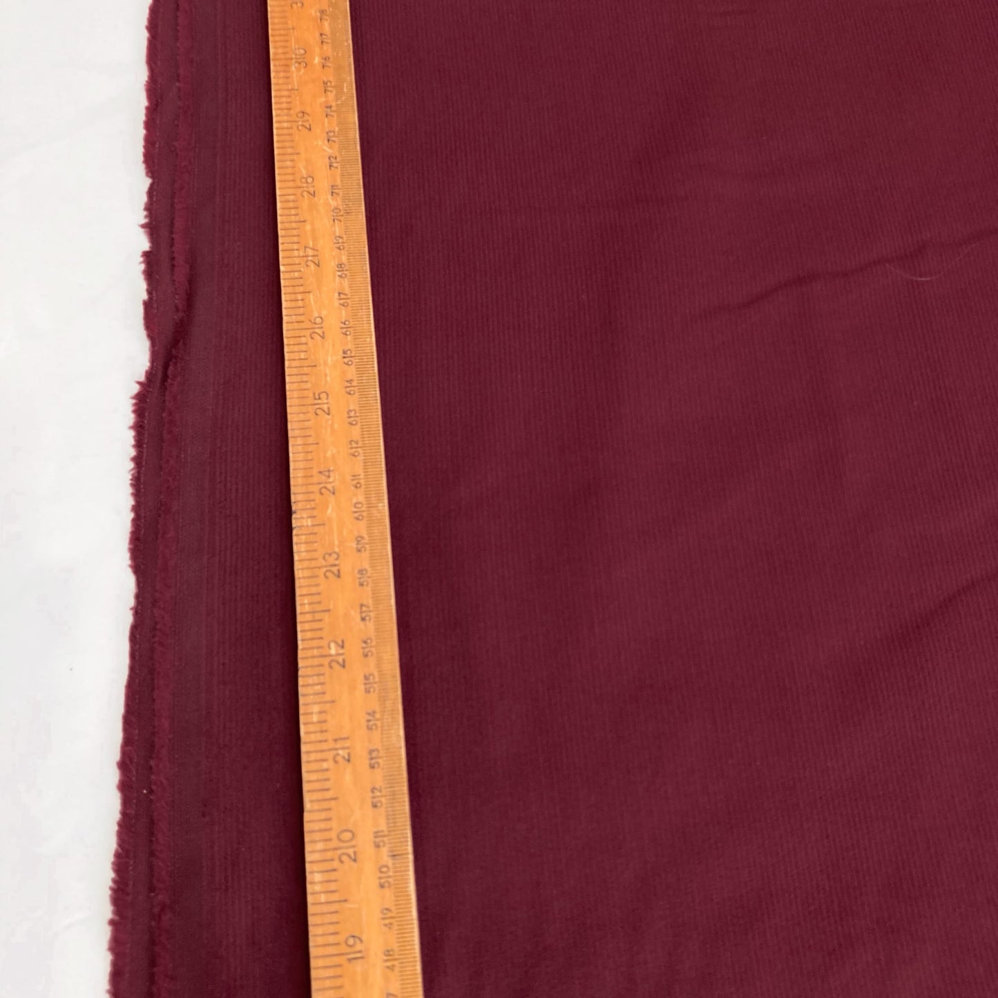 Cotton Needlecord in Burgundy