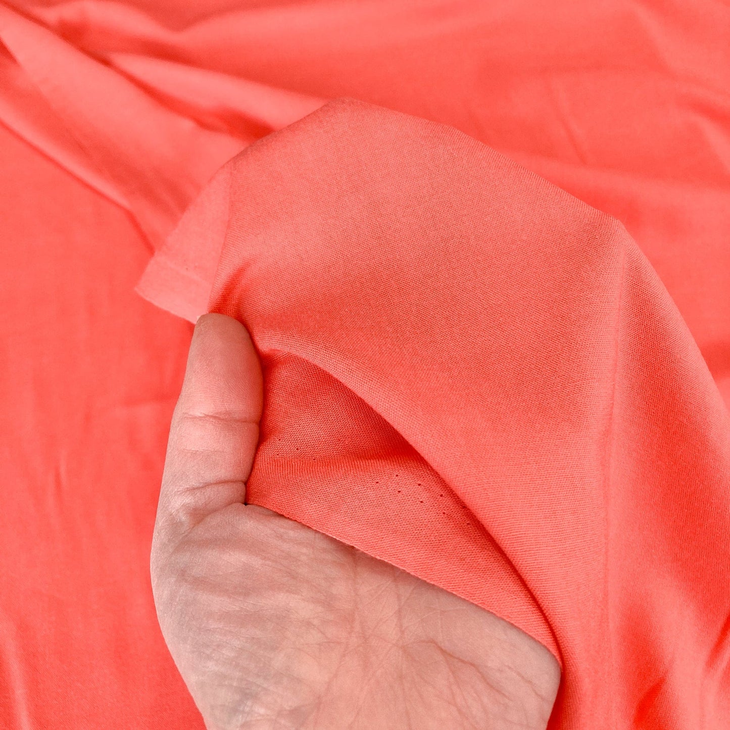 Fine Viscose in Coral