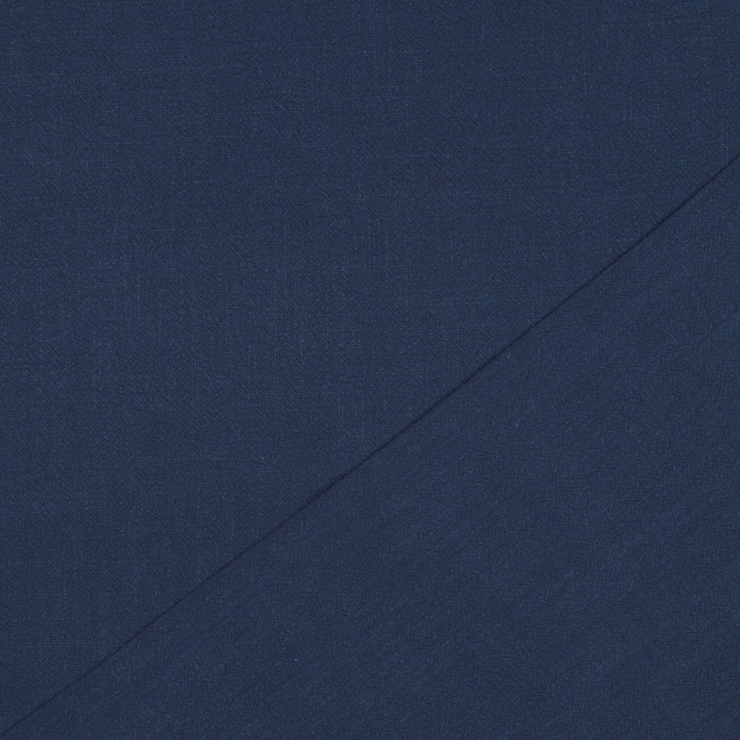 Soft Washed Viscose Linen Slub in Marine Blue