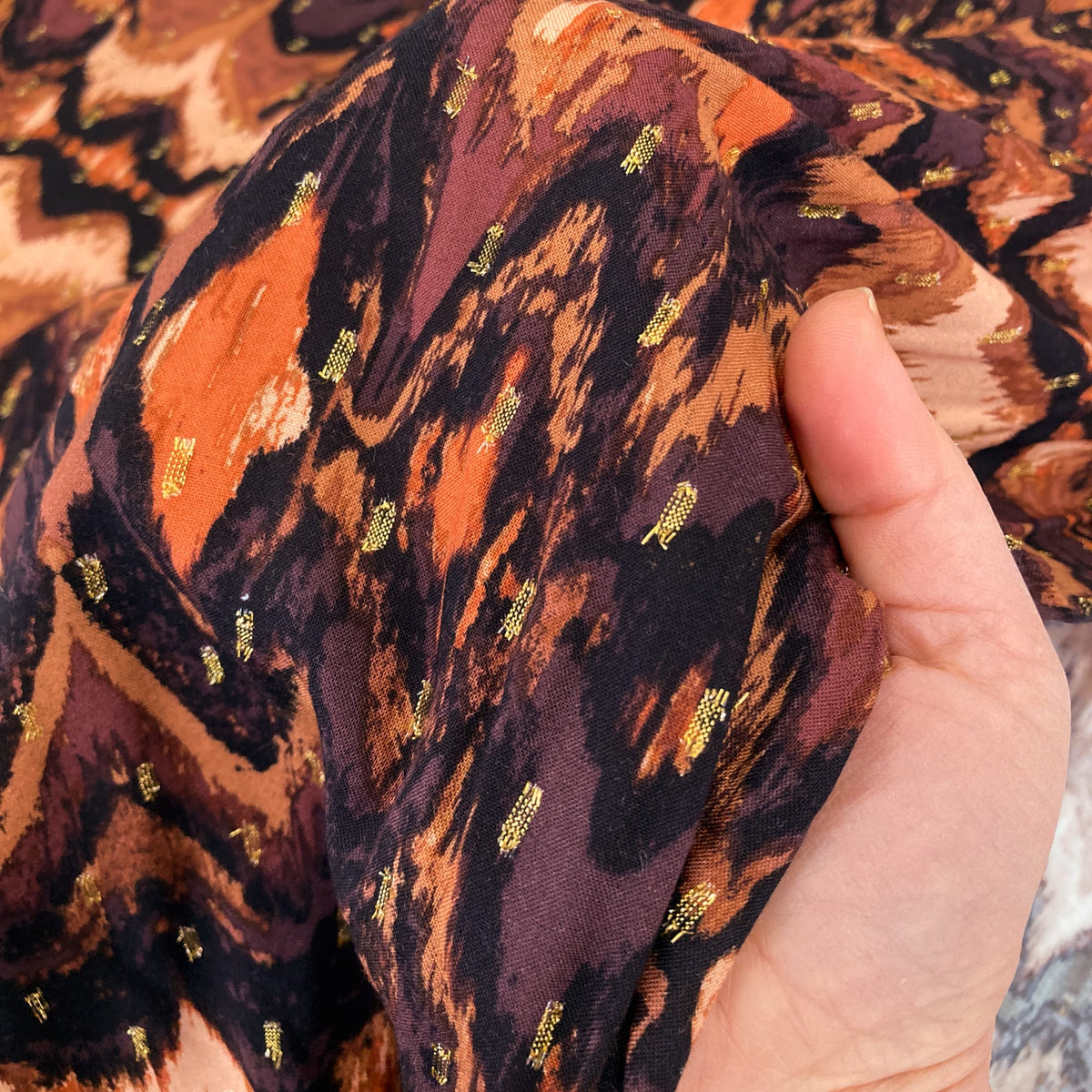 Viscose Lurex Lawn