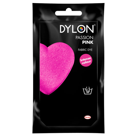 Dylon Hand Dye for Fabric in Passion Pink