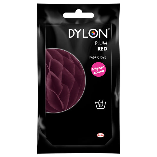 Dylon Hand Dye for Fabric in Plum Red