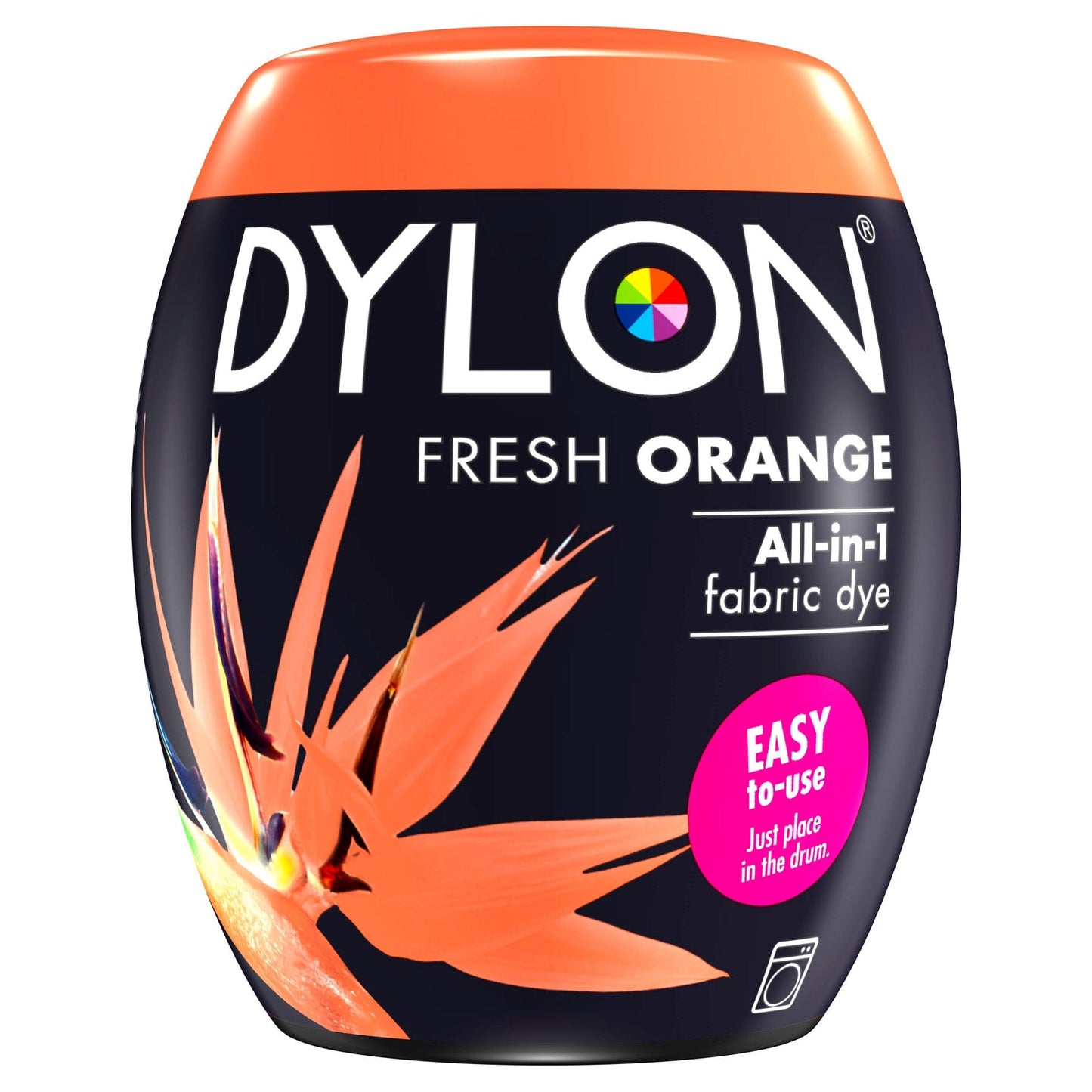 Dylon All-in-One Machine Dye for Fabric in Fresh Orange