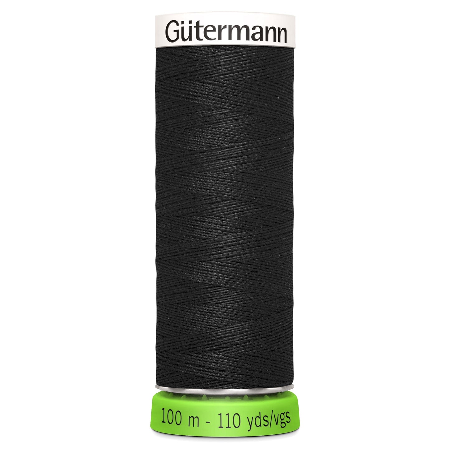 100 m Reel Gütermann Recycled Sew-All Thread in Black 000